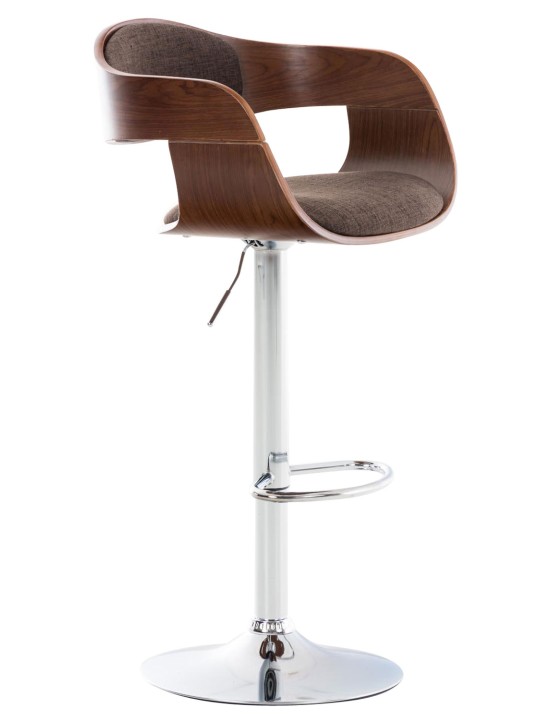 Bárszék Kingston C szövet, dió/barna