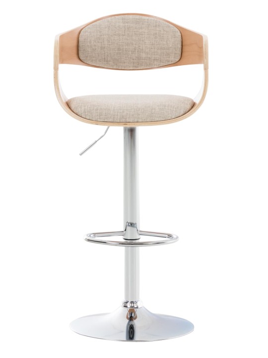 Bárszék Kingston C szövet, natúr/krém