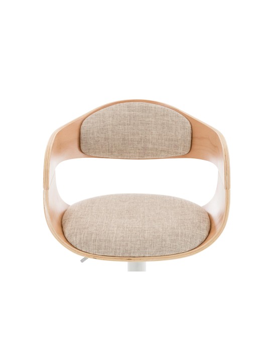 Bárszék Kingston C szövet, natúr/krém