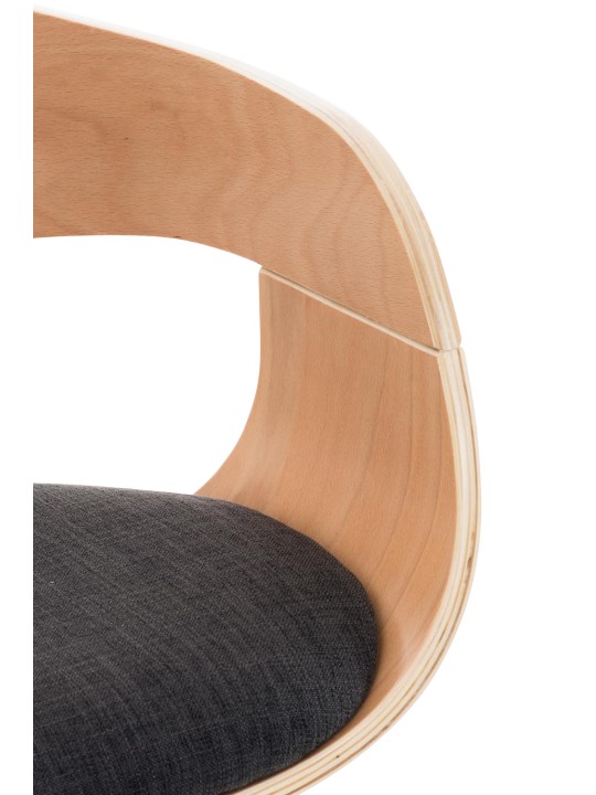 Bárszék Kingston C szövet, natúr/sötétszürke