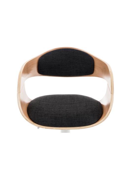 Bárszék Kingston C szövet, natúr/sötétszürke