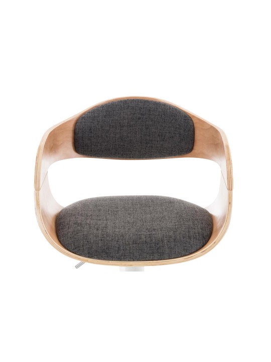 Bárszék Kingston C szövet, natúr/világosszürke