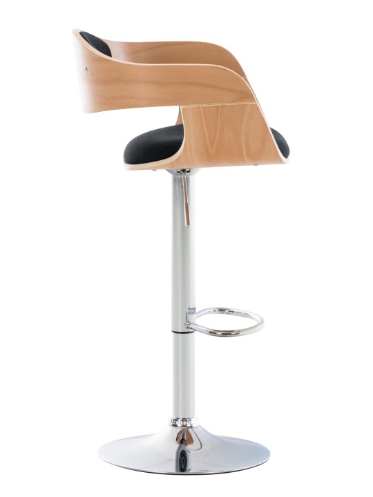 Bárszék Kingston C szövet, natúr/fekete