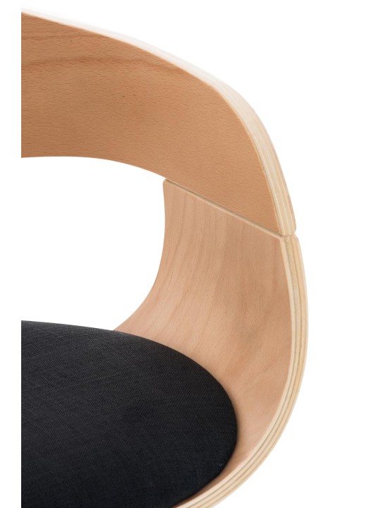 Bárszék Kingston C szövet, natúr/fekete