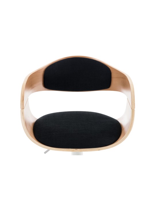 Bárszék Kingston C szövet, natúr/fekete