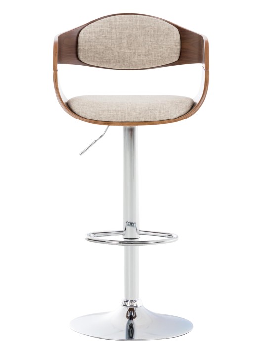 Bárszék Kingston C szövet, dió/krém