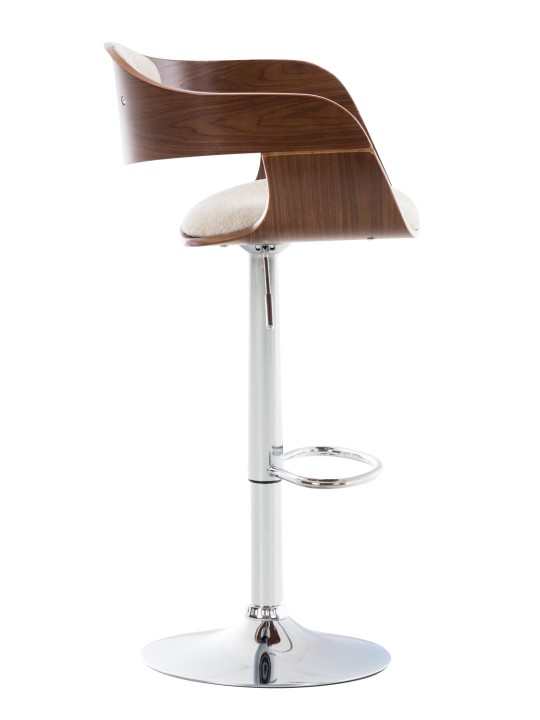 Bárszék Kingston C szövet, dió/krém