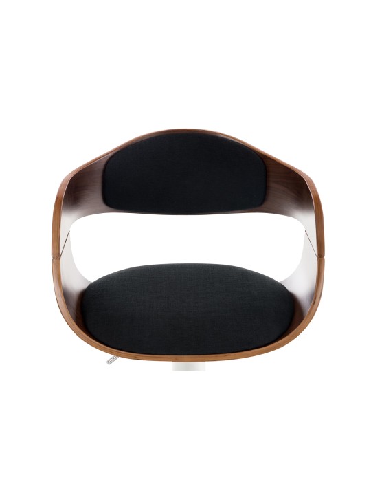 Bárszék Kingston C szövet, dió/fekete