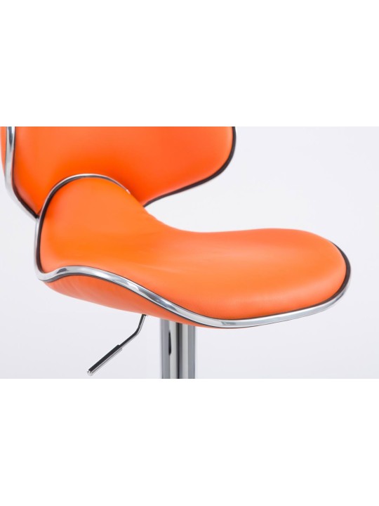 2 db bárszék Las Vegas V2 króm műbőr szett, narancs 2 db bárszék Las Vegas V2 króm műbőr szett, narancs