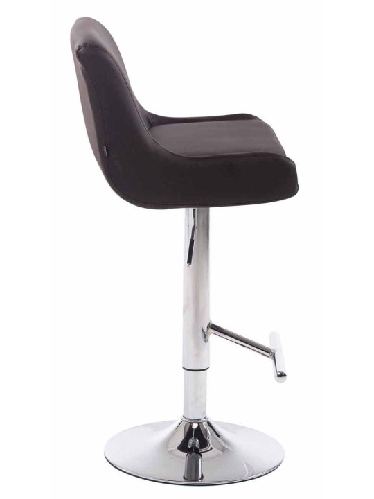 2 db bárszék Club króm műbőr szett, barna 2 db bárszék Club króm műbőr szett, barna