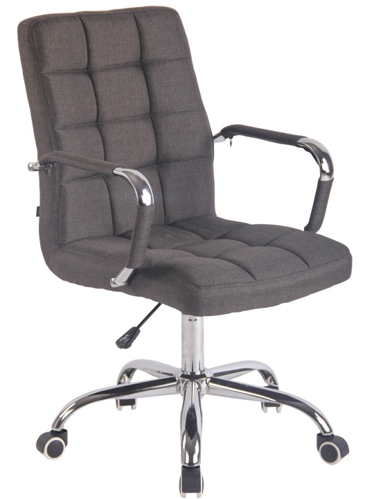 Deli szövet irodai szék, sötétszürke