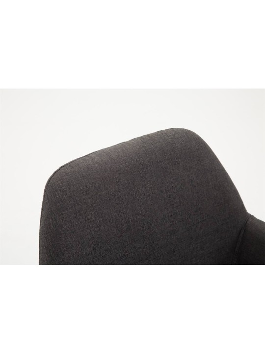 2 db bárszék készlet Braga szövet, sötétszürke