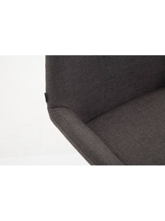 2 db bárszék készlet Braga szövet, sötétszürke