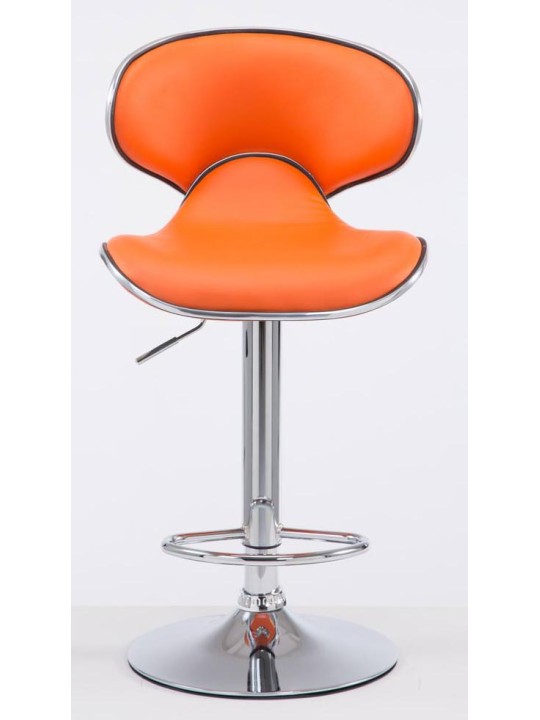 2 db bárszék Las Vegas V2 króm műbőr szett, narancs 2 db bárszék Las Vegas V2 króm műbőr szett, narancs