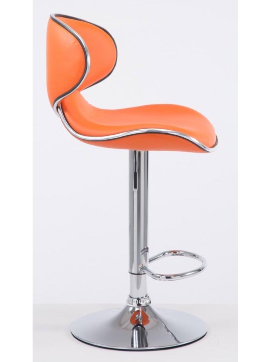 2 db bárszék Las Vegas V2 króm műbőr szett, narancs 2 db bárszék Las Vegas V2 króm műbőr szett, narancs