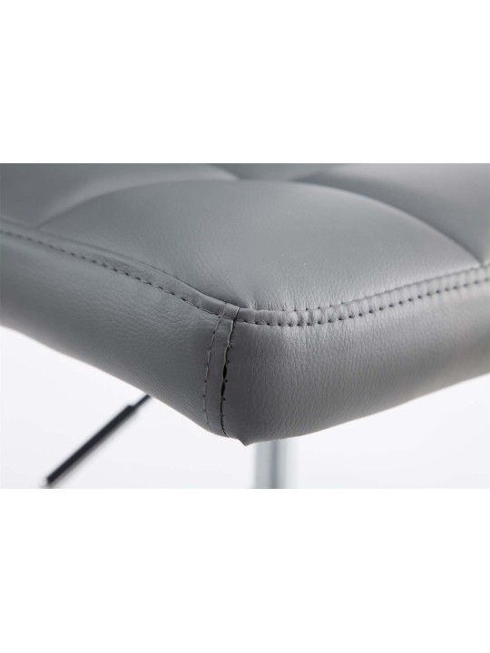 2 db bárszék készlet Palma V2 műbőr, szürke