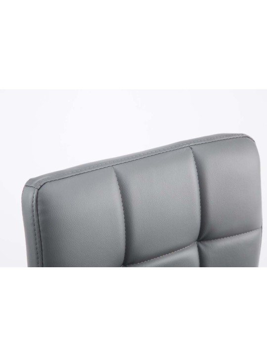 2 db bárszék készlet Palma V2 műbőr, szürke