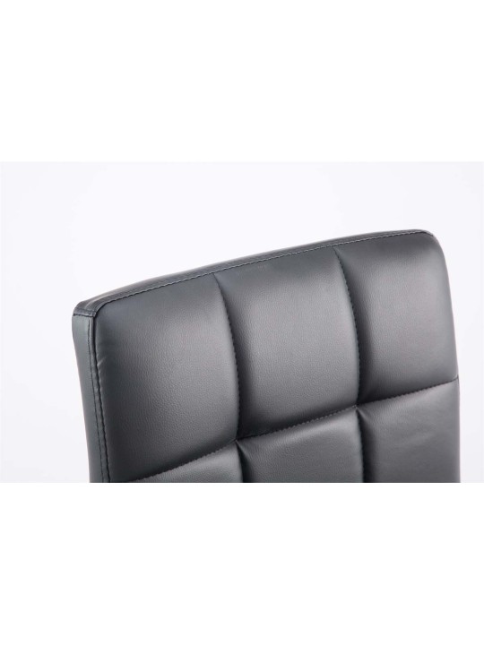 2 db bárszék készlet Palma V2 műbőr, fekete