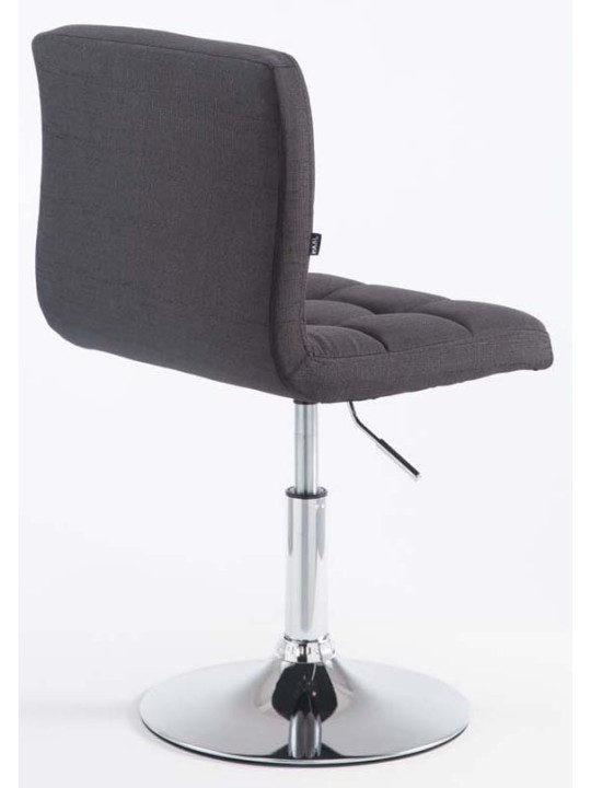 2 db bárszék készlet Palma V2 szövetből, fekete