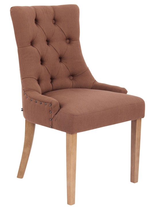 Étkezőszék Aberdeen szövet antik-light, barna