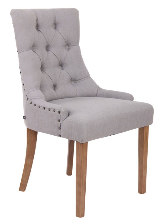 Étkezőszék Aberdeen szövet antik-light, szürke