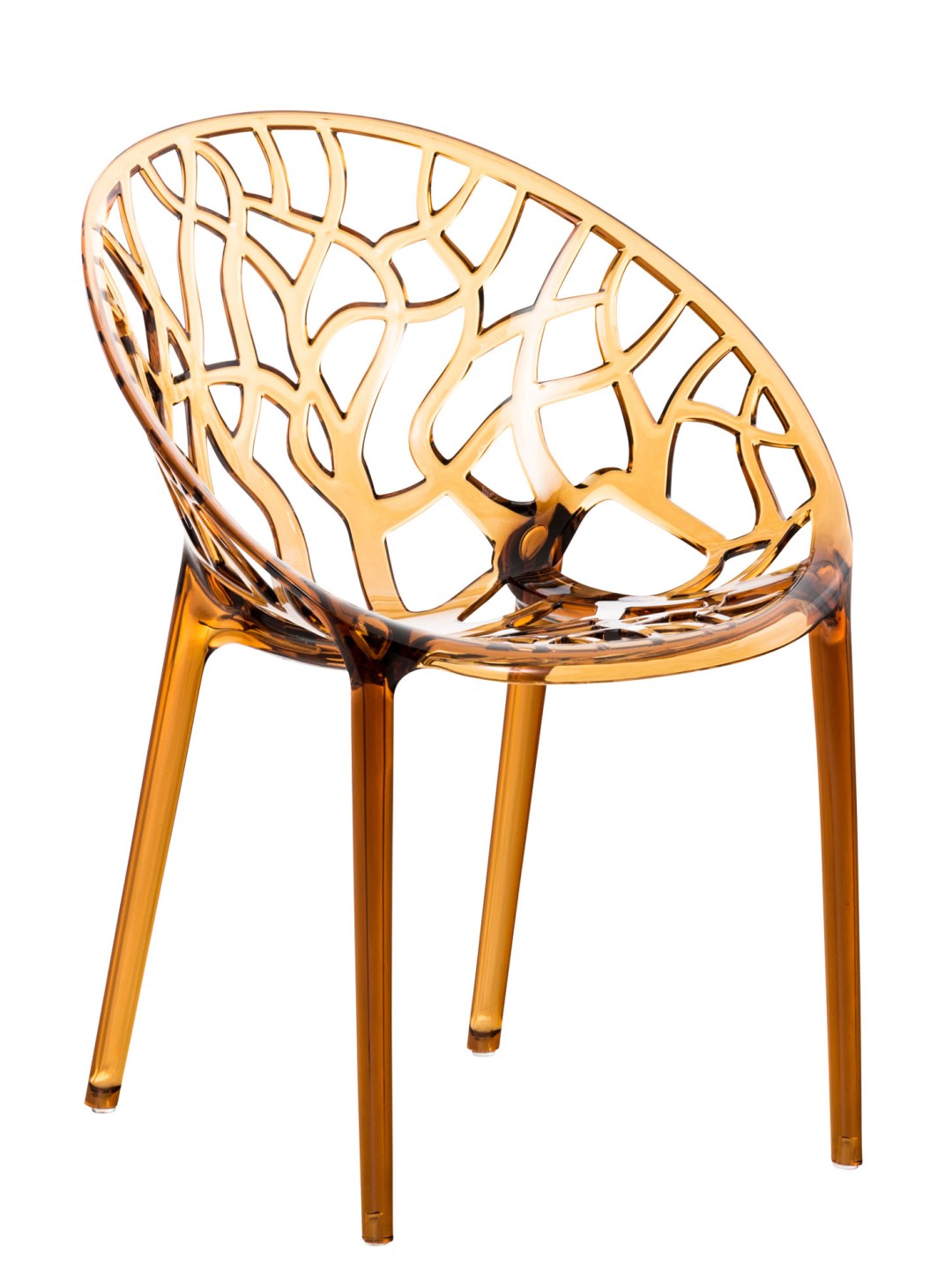 CRYSTAL rakodószék, borostyán