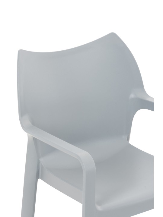 Szék DIVA, világosszürke