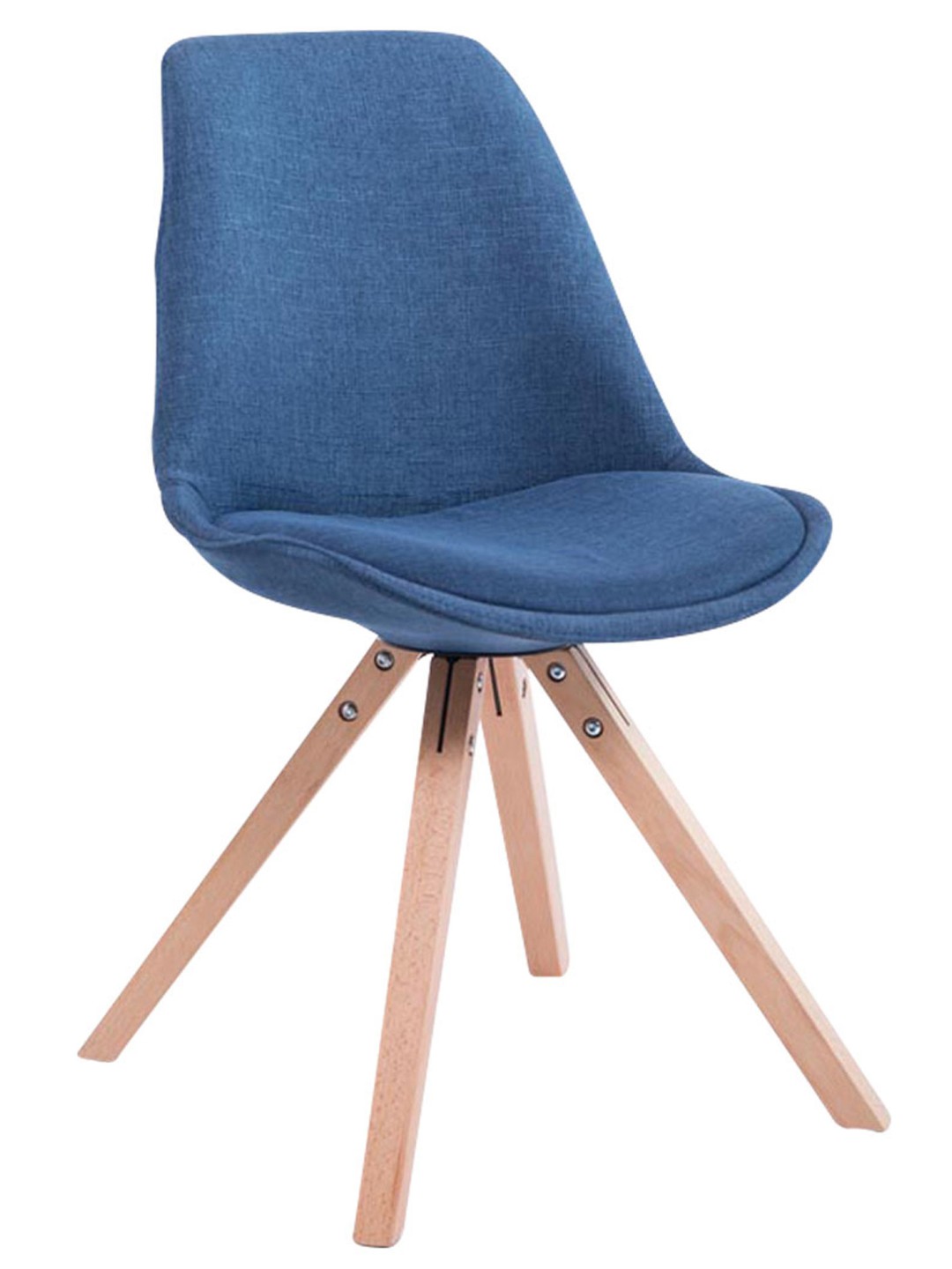 Látogatószék Toulouse szövet Natura Square, kék