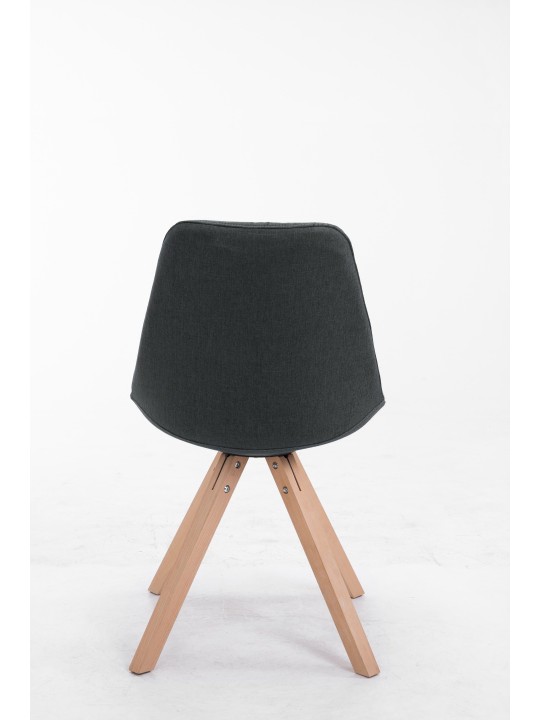 Látogatószék Toulouse szövet Natura Square, sötétszürke