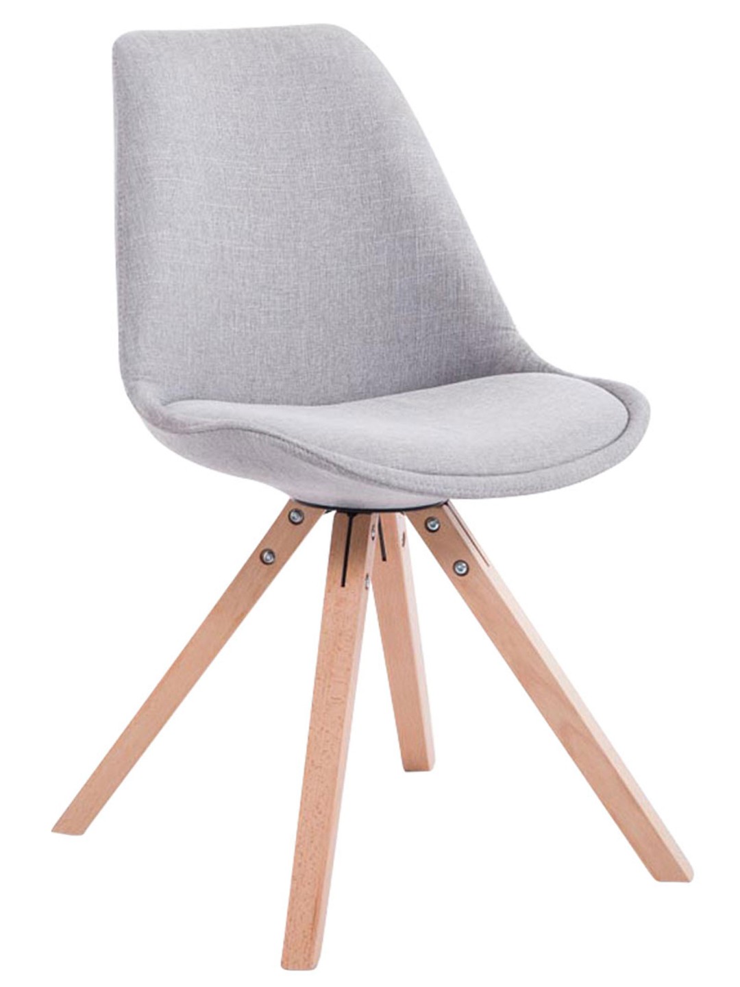 Látogatószék Toulouse szövet Natura Square, szürke