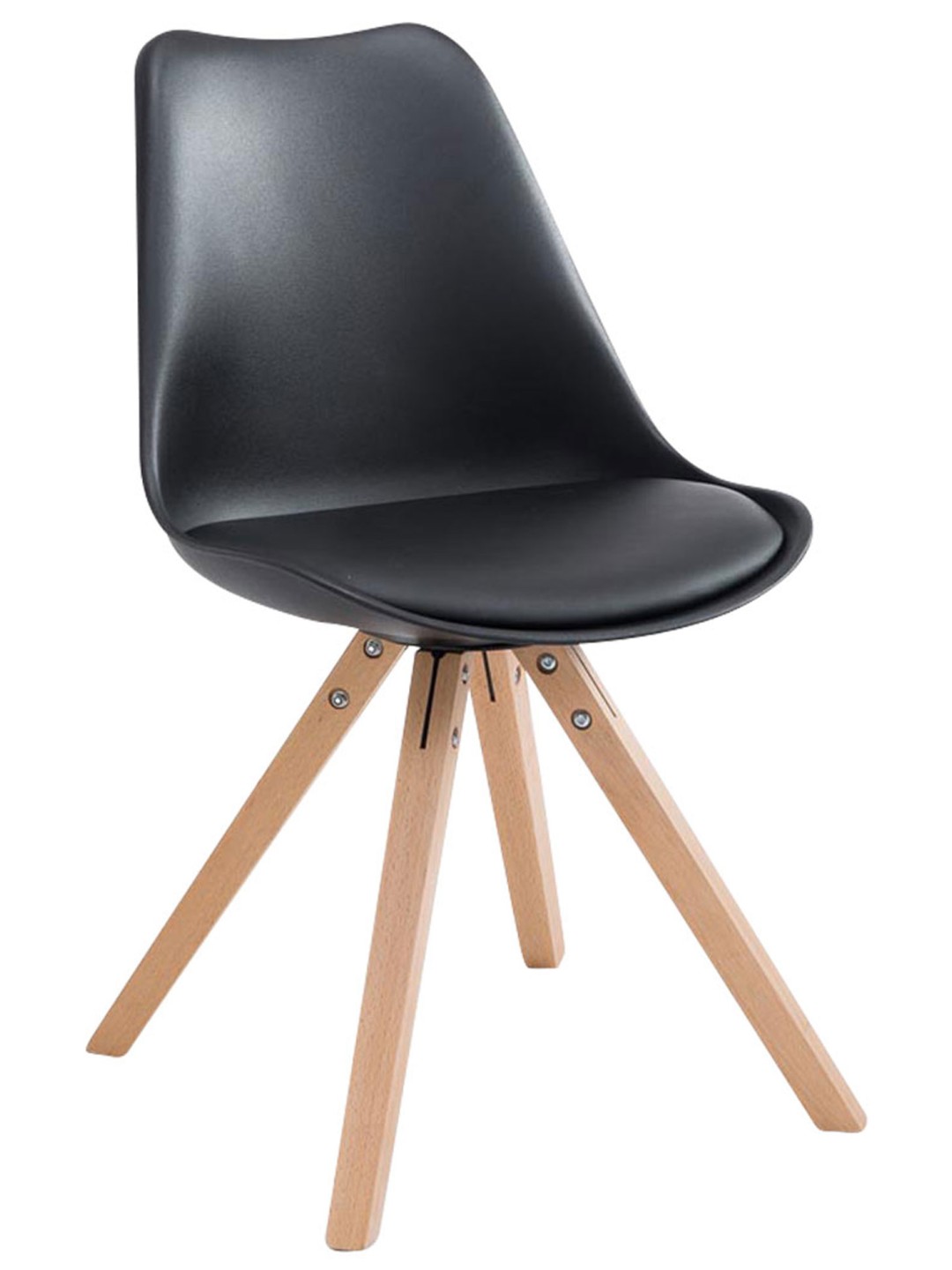 Toulouse Natura Square látogatói szék, fekete