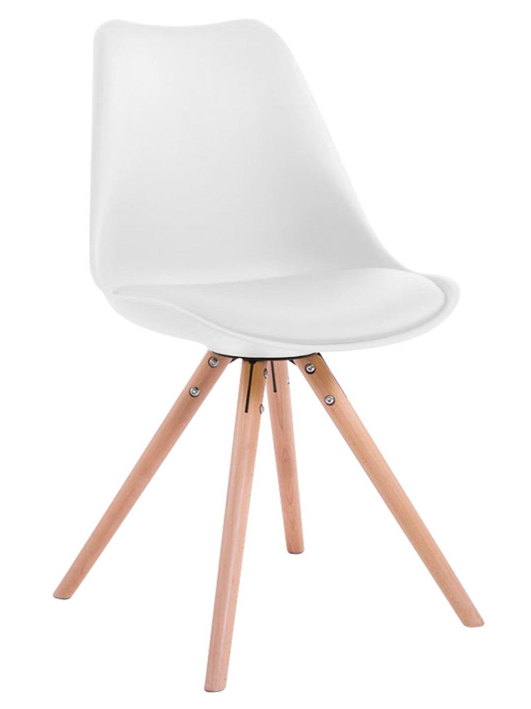 Toulouse Natura kerek látogatói szék, fehér