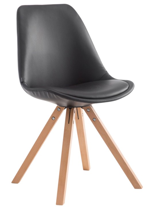 Laval Natura Square látogatói szék, fekete