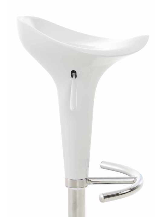 2 db bárszék készlet Nyereg, fehér 2 db bárszék készlet Nyereg, fehér