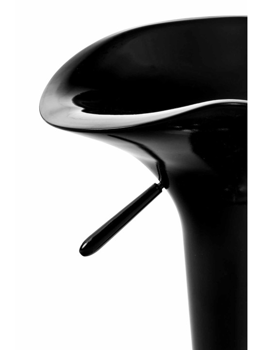 2 db bárszék készlet Nyereg, fekete