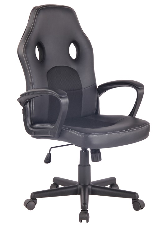 Elbing irodai szék, fekete/fekete