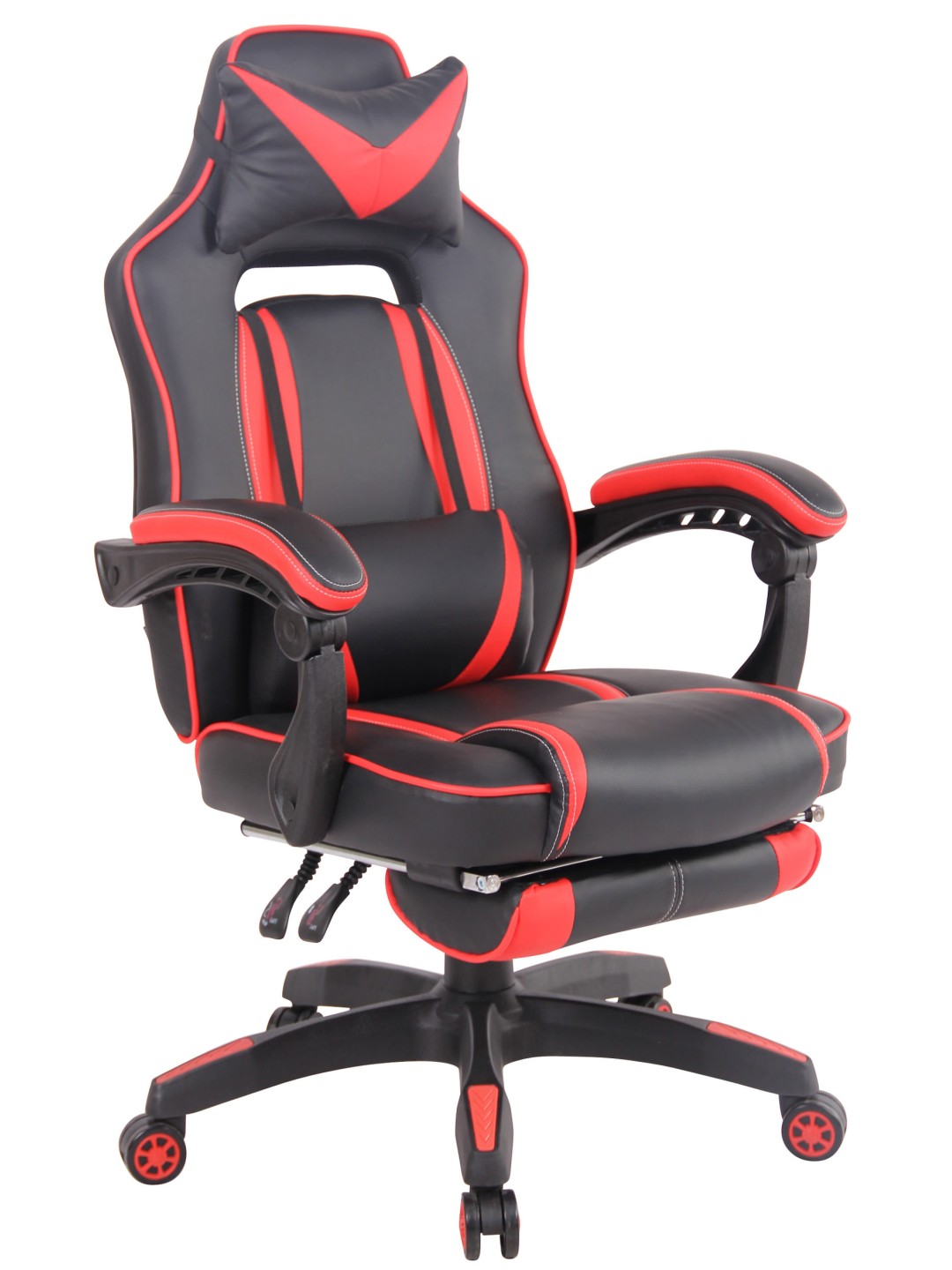 Heat irodai szék, fekete/piros