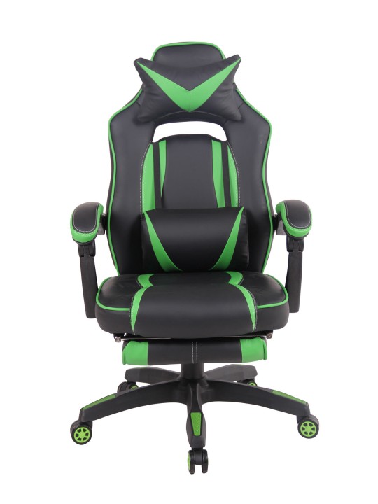 Heat irodai szék, fekete/zöld