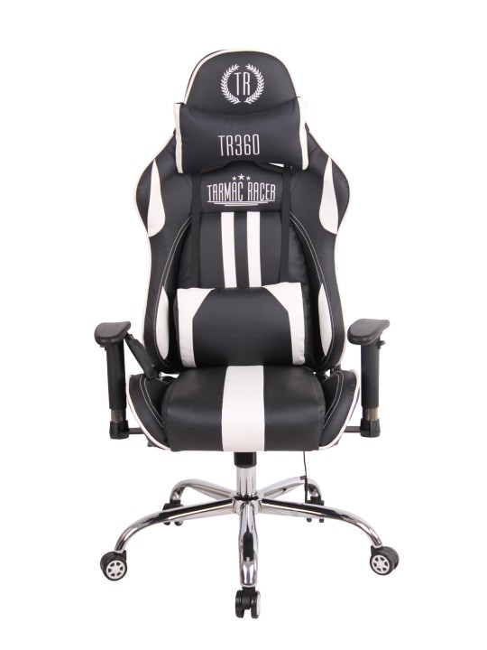 Limit XM műbőr irodai szék, fekete/fehér