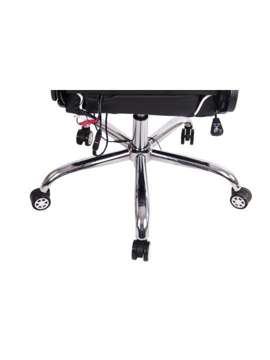 Limit XM műbőr irodai szék, fekete/fehér