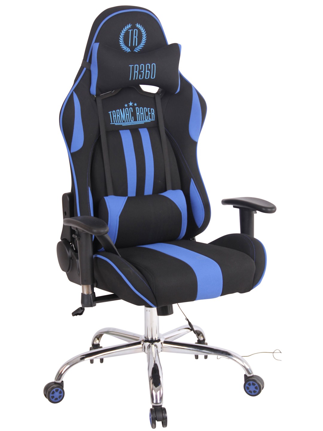 Limit XM szövet irodai szék, fekete/kék