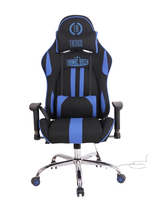 Limit XM szövet irodai szék, fekete/kék