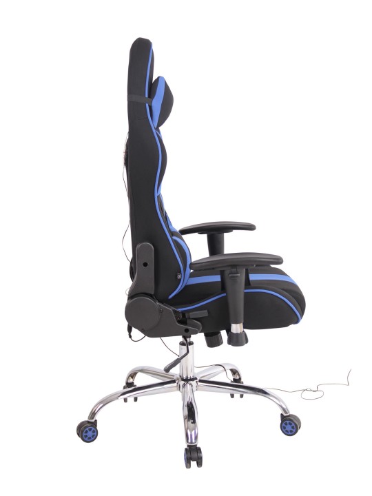 Limit XM szövet irodai szék, fekete/kék