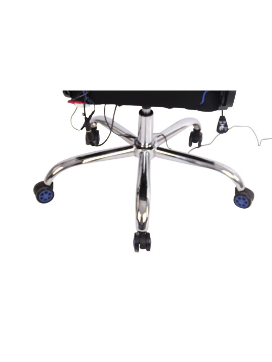 Limit XM szövet irodai szék, fekete/kék