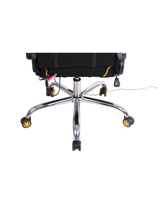 Limit XM szövet irodai szék, fekete/sárga