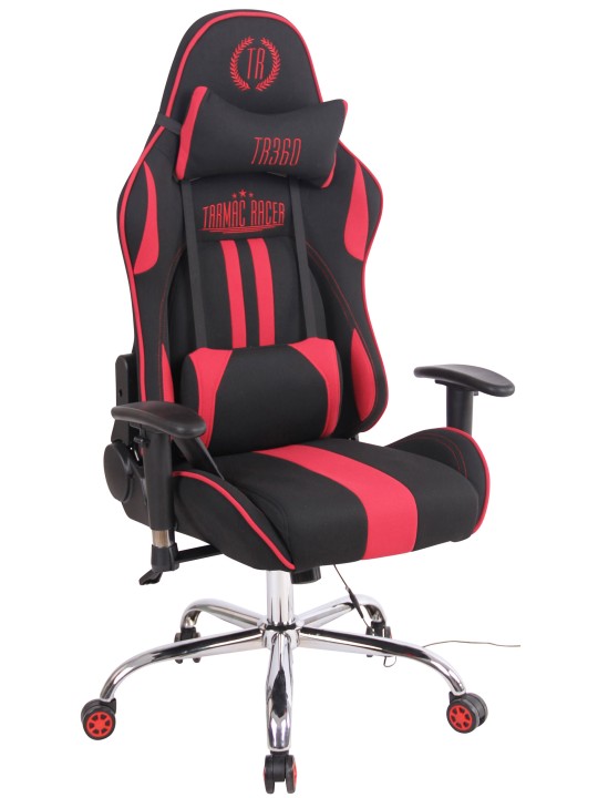 Limit XM szövet irodai szék, fekete/piros