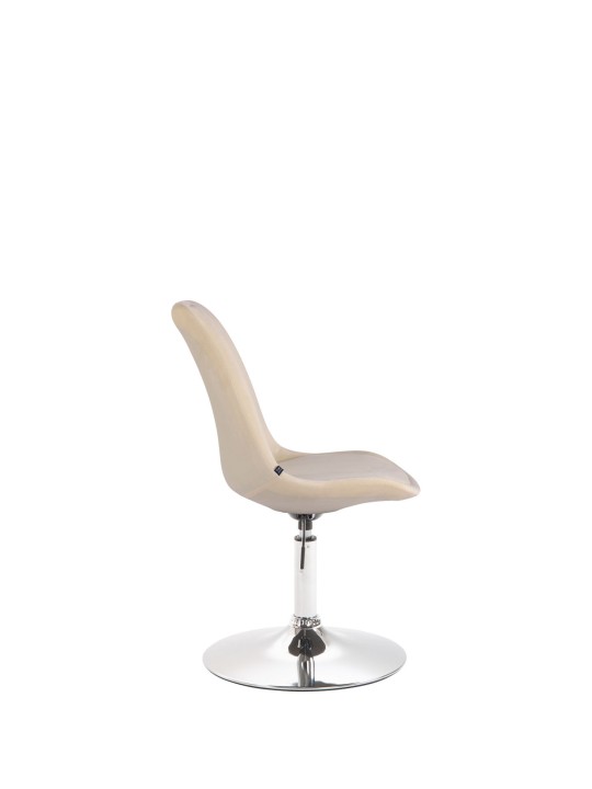 Maverick bársony króm étkezőszék, krém Maverick bársony króm étkezőszék, krém
