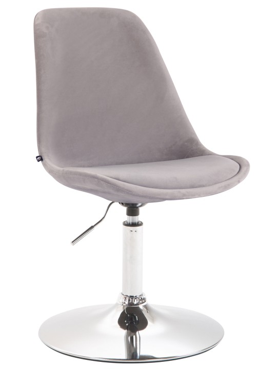 Maverick bársony króm étkezőszék, szürke Maverick bársony króm étkezőszék, szürke