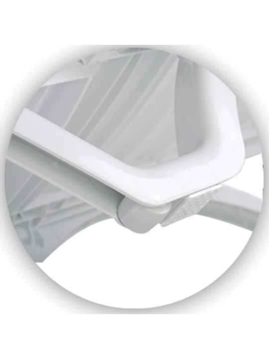 10 db-os napozóágy készlet aqua, fehér