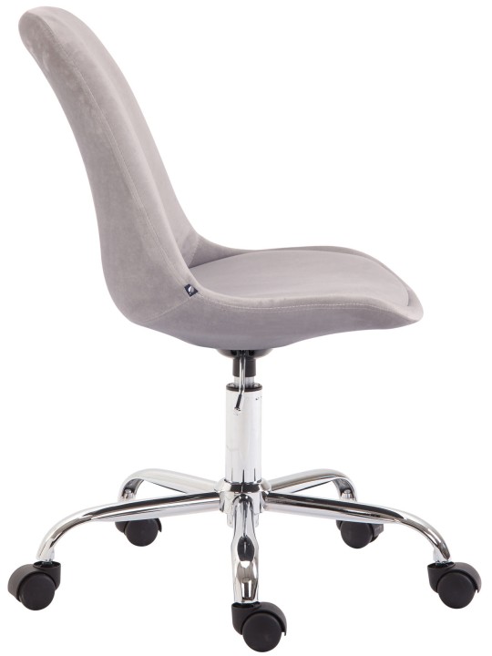 Toulouse bársony irodai szék, szürke